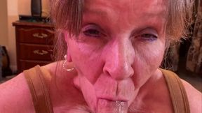 Pov Of Granny Sucking Your Cock! -cm