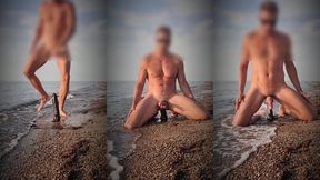 multi orgasm at the beach