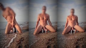 multi orgasm at the beach