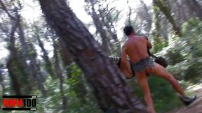 jorge of the jungle ts a young tourist and fucks her in dp