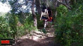 jorge of the jungle ts a young tourist and fucks her in dp