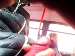 Two girls watch bus flasher