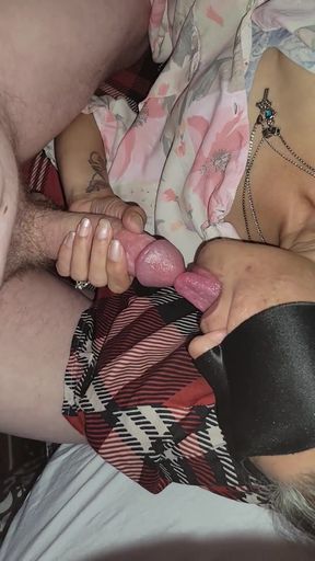 Sucking Cock, Blindfolded!
