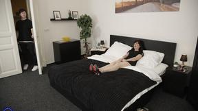 ”Stepson catches his stepmom Jaylee masturbating”