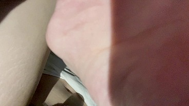 Horny Lilia Lust masturbates with a glass butt plug