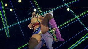futa demon fuck demon girl next to the bar - 3d porn