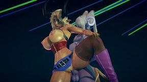 futa demon fuck demon girl next to the bar - 3d porn