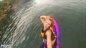 Open Water Kayak Disaster for Non Swimmer - Saved by Lifejacket