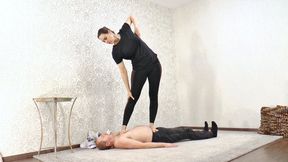 Mistress Anfisa - Fitness on the weakling - small version