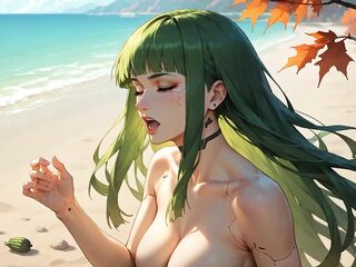 Beachside Green Domina Sipping Solace