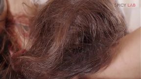 Lesbian licking and cumshot on pussy with hot Mary Galore and busty milf Mary Rider