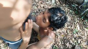 A Village Girl Fucking with Her Stepbrother in Jungle in Summar so Hard