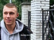 CZECH HUNTER 480 -  Hiker Gets Persuaded To Suck & Fuck In The Woods