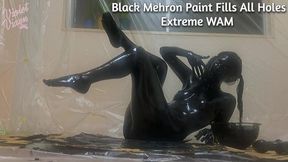 Black Mehron Paint Fills All Holes Extreme WAM Front Angle