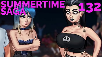 SUMMERTIME SAGA #132 &bull_ Comparing tits sizes at the party