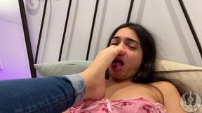 rebeca addams 4k nose between toes romance foot sm0 ther