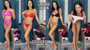 Lingerie Try On, Sissification, Underwear Drawer