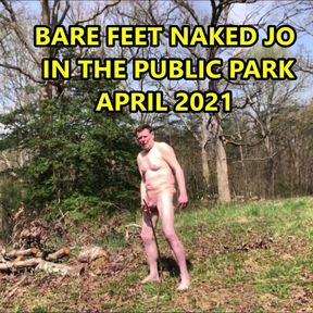 Bare Feet Naked In The Public Park April 2021