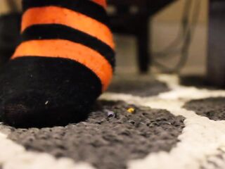 Unaware Punk Giantess Socks Crush