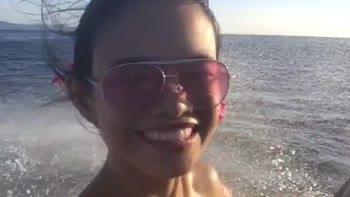Thinyone Jetskis to Suggardaddy's Private Beach for Steamy Doggy Action