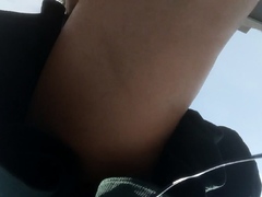 Real amateur outdoor couple enjoying hard fucking action