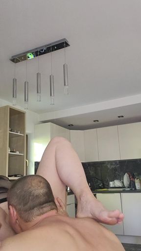 Morning Sex in the Kitchen