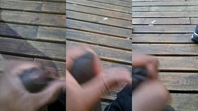 punhetinha em publico