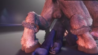 Furry Femboy x Monster Cock 3D