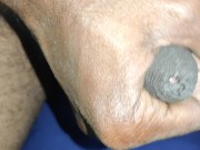 Desi boy play with his cock with oil