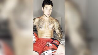 Boxing Jism With No Mitts