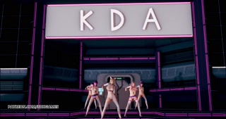 [MMD] Dreamcatcher - SCREAM Naked Kpop Dance Ahri Akali Kaisa Evelynn Seraphine KDA League of Legend