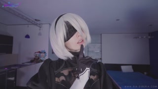 NieR Automata: 2B fuck w 2 dildos Sia SIberia