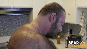 Bearfilms Hung Bears Brad Kalvo and Kosher Pig After Blowjob