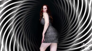 Redhead POV worshipped into trance by goddess executrix