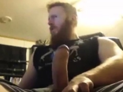 Big Dick Ginger Shoots Out A Massive Load