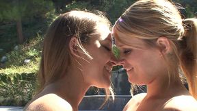 dani daniels seduces heather starlet after yoga practice.