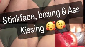 lets have a boxing match but if you loose you will kiss my ass