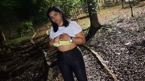 She Strips and Takes Dick&#x1F346; in the Park