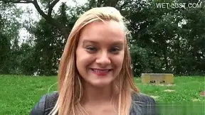 Teenage girlfriend gives sloppy handjobs and deepthroats before getting pounded
