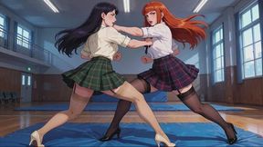 Female Fighting Stories #3: Campus Catfight Confession