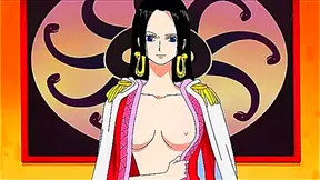 Boa Hancock Teases Luffy with Seductive Charm in Hot One Piece Tryst