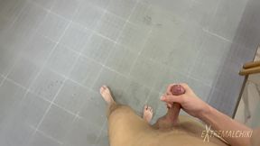 gym locker room stud masturbation