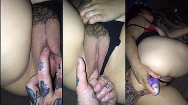 Jac Hardluck fingering and eating delicious Latina MILF pussy