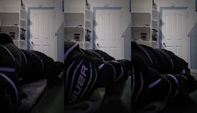 Hockey gear grinding raw thick cumload solo solo