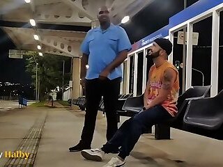 I sucked the driver's dick while waiting for the bus.