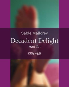 Decadent Delight Foot Vid