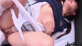 Shy Japanese Step-Sister Dazzles In Her First Ever Sex Tape