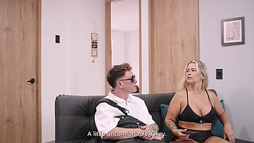 A fake gynecologist examines a divorced MILF