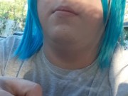 I ignore you and smoke while u jerk off