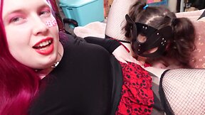 Intense anal action: hung tranny pounds petite tgirl with hardcore blowjob and cumshot